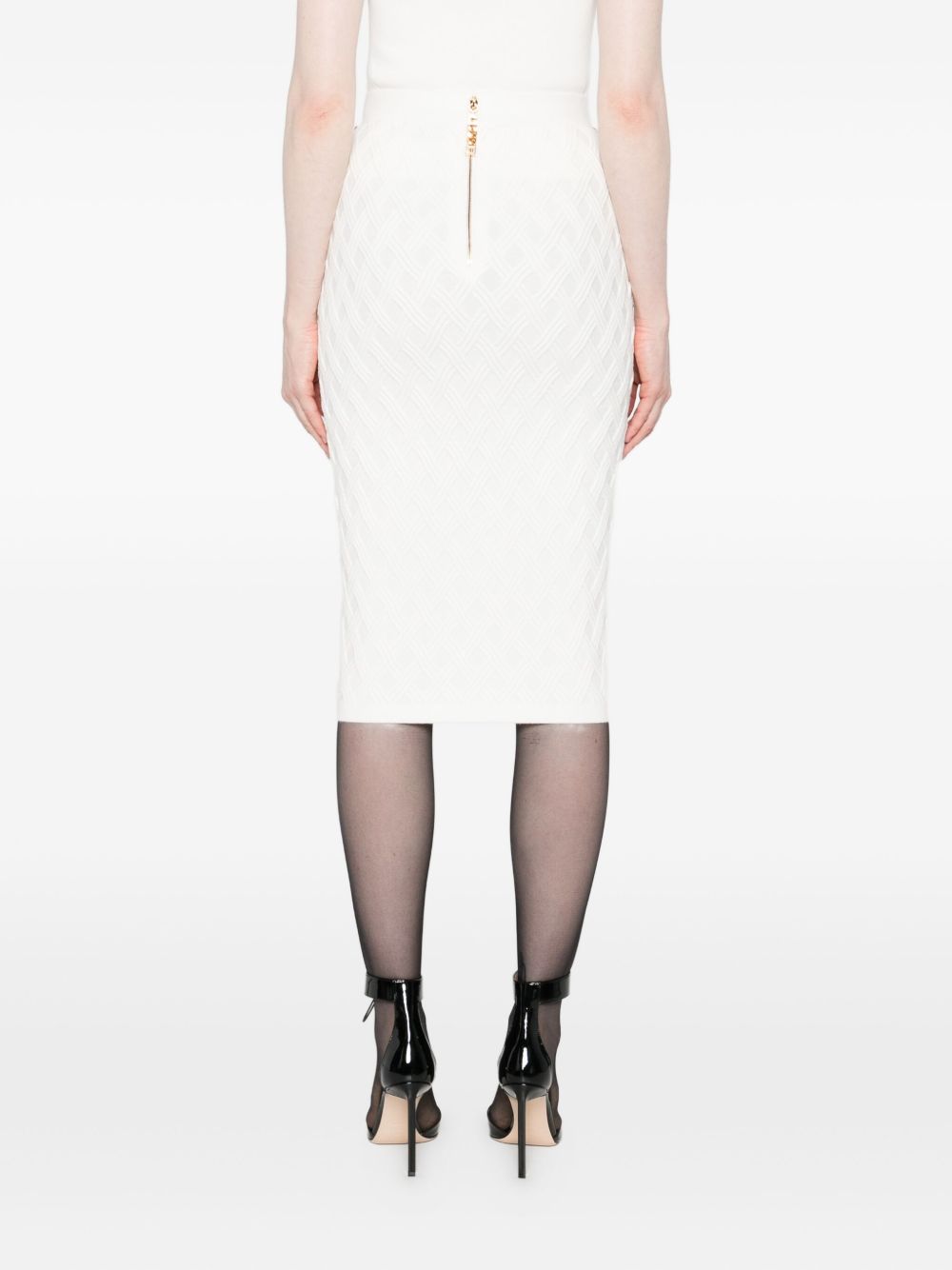 Elisabetta Franchi Skirts Ivory midi length