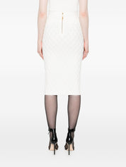 Elisabetta Franchi Skirts Ivory midi length
