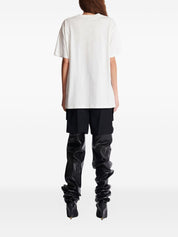 Balmain T-shirts and Polos White leopard print