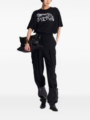 Balmain T-shirts and Polos Black cotton crewneck