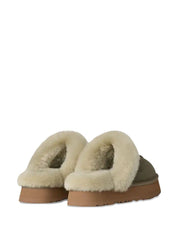 Ugg Australia Sandals Green suede with shearling trim