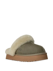 Ugg Australia Sandals Green suede with shearling trim