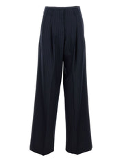 Golden Goose Trousers in Blue Wool