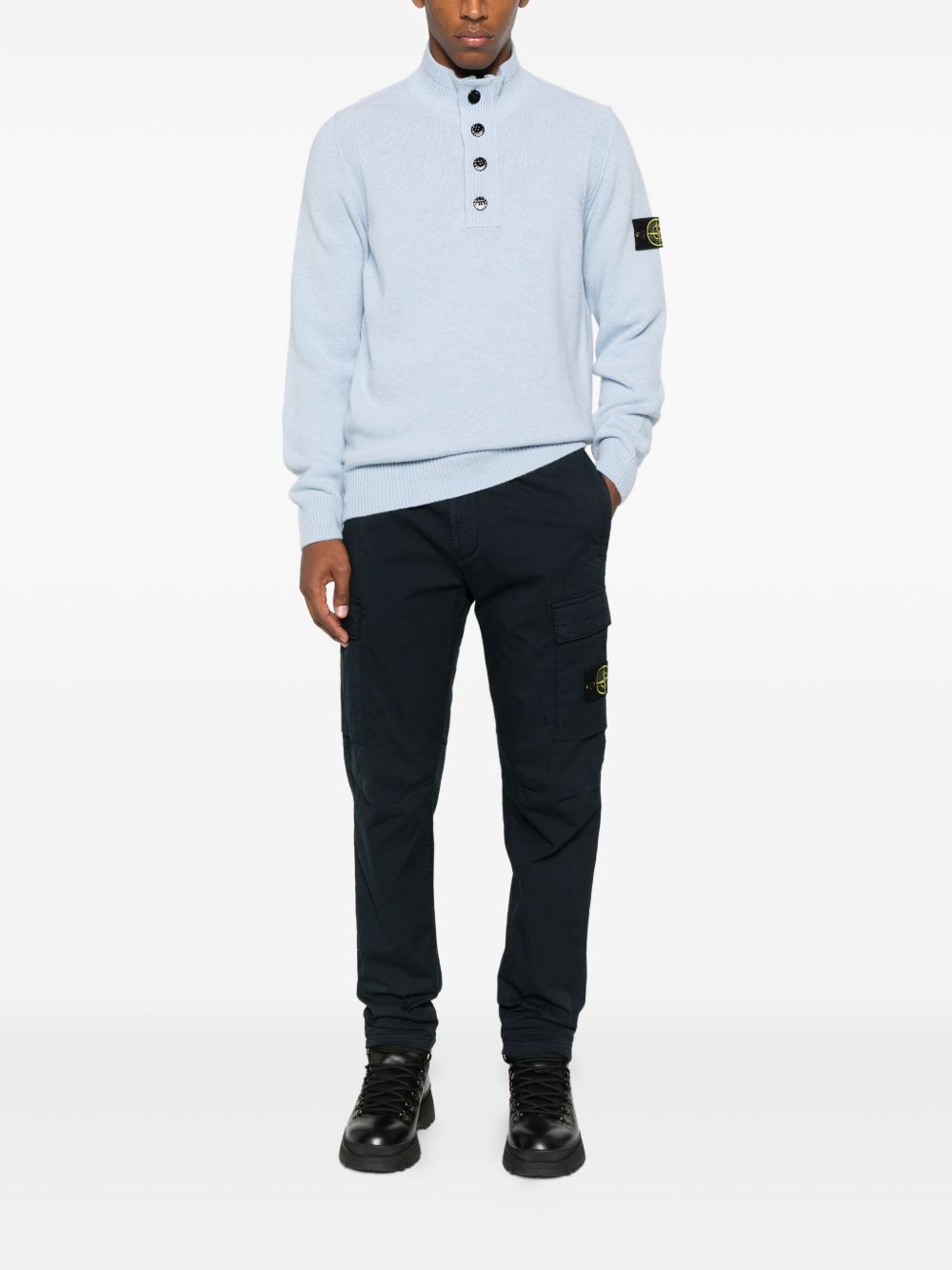 Pantalones cargo azules de Stone Island