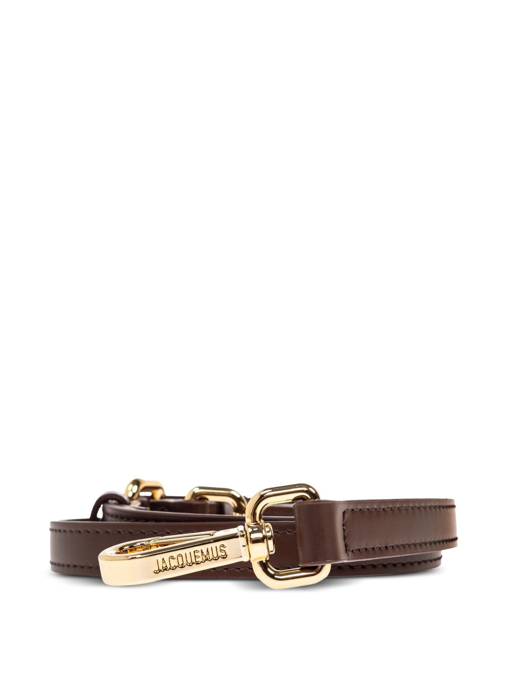 Sacs JACQUEMUS.. Sac à main en cuir de veau marron