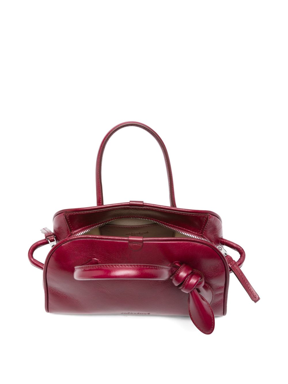 Bordeaux Leather Handbag — Le Petit Turismo