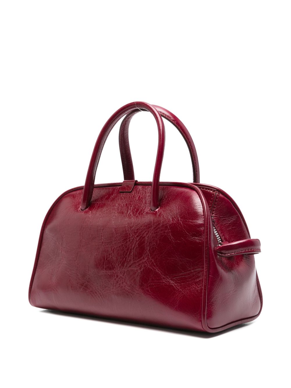 Bordeaux Leather Handbag — Le Petit Turismo