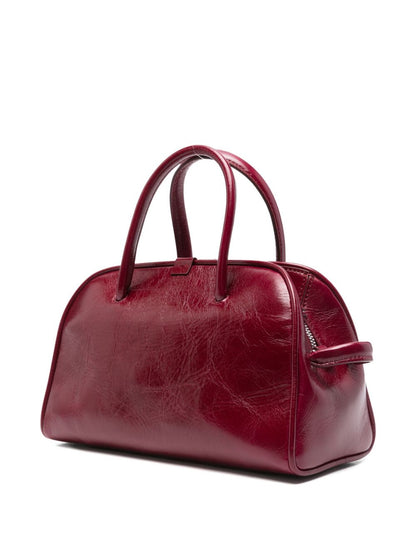 Bordeaux Leather Handbag — Le Petit Turismo