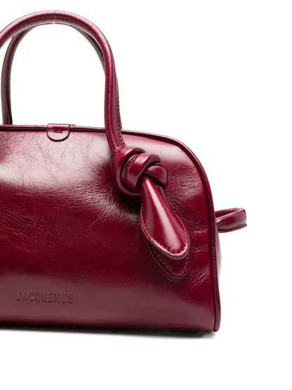 Bordeaux Leather Handbag — Le Petit Turismo
