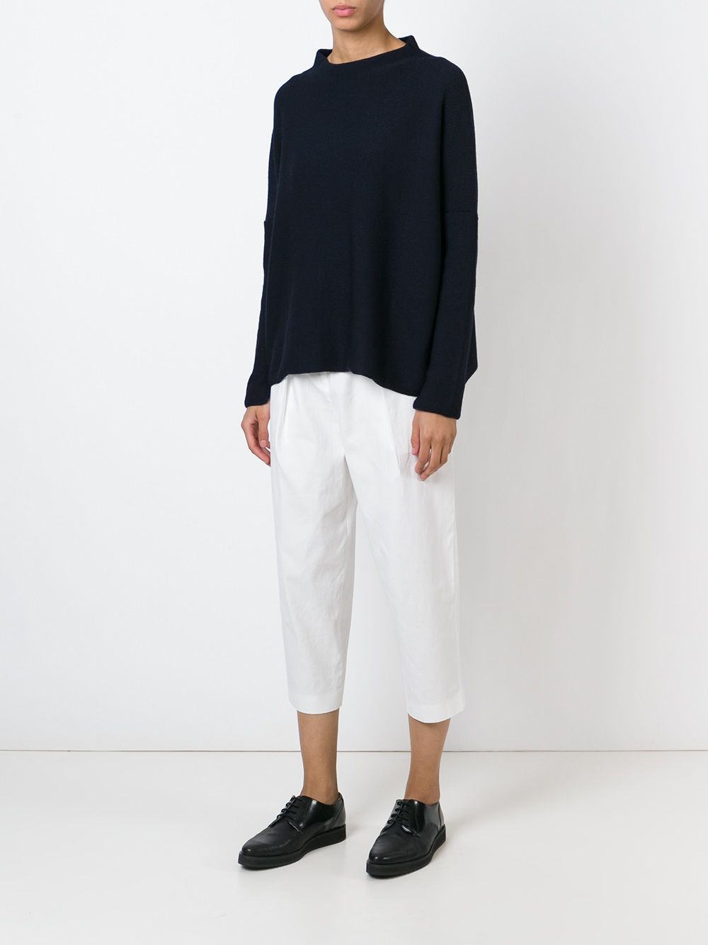 Blue Wool Turtle-Neck Sweater — Daniela Gregis