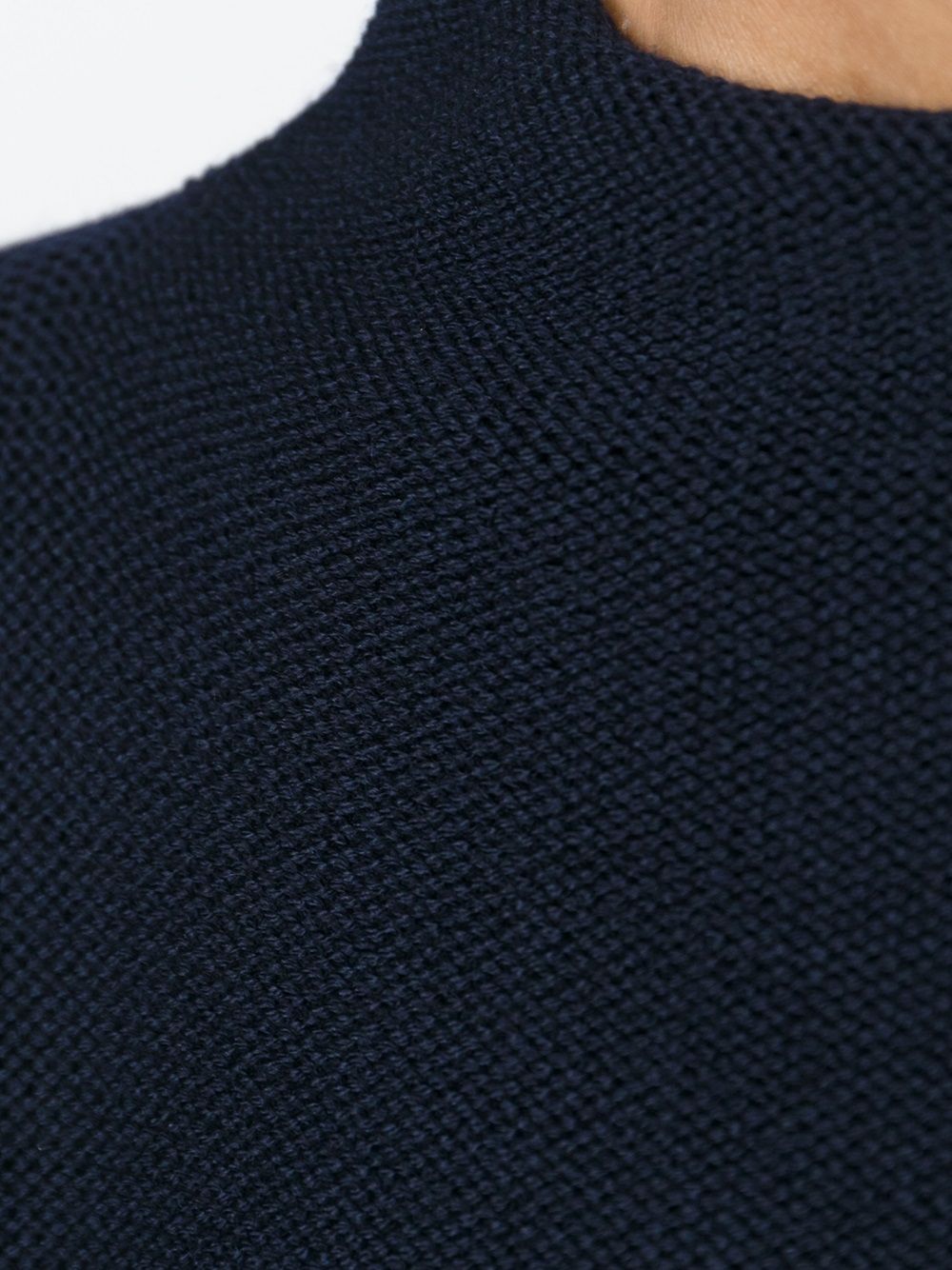 Blue Wool Turtle-Neck Sweater — Daniela Gregis