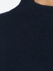 Blue Wool Turtle-Neck Sweater — Daniela Gregis