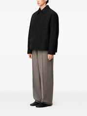 Ami Paris Jackets Black nylon overshirt