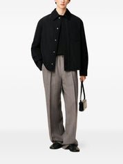 Ami Paris Jackets Black nylon overshirt