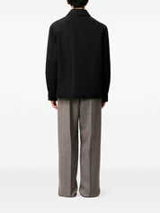 Ami Paris Jackets Black nylon overshirt