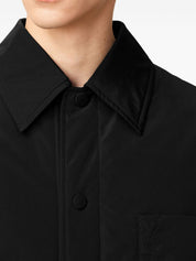 Ami Paris Jackets Black nylon overshirt