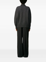 Ami Paris T-shirts and Polos Grey wool polo shirt