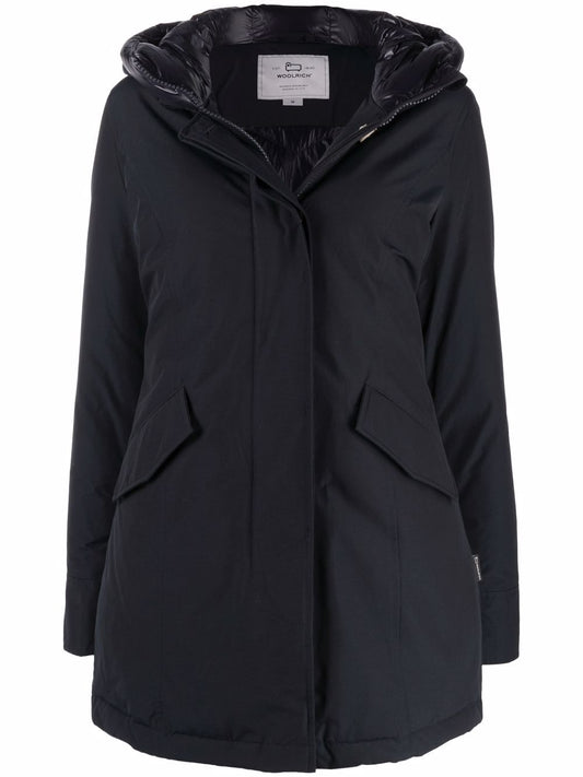 Woolrich Blue Coats — Silk & Nylon Arctic Parka