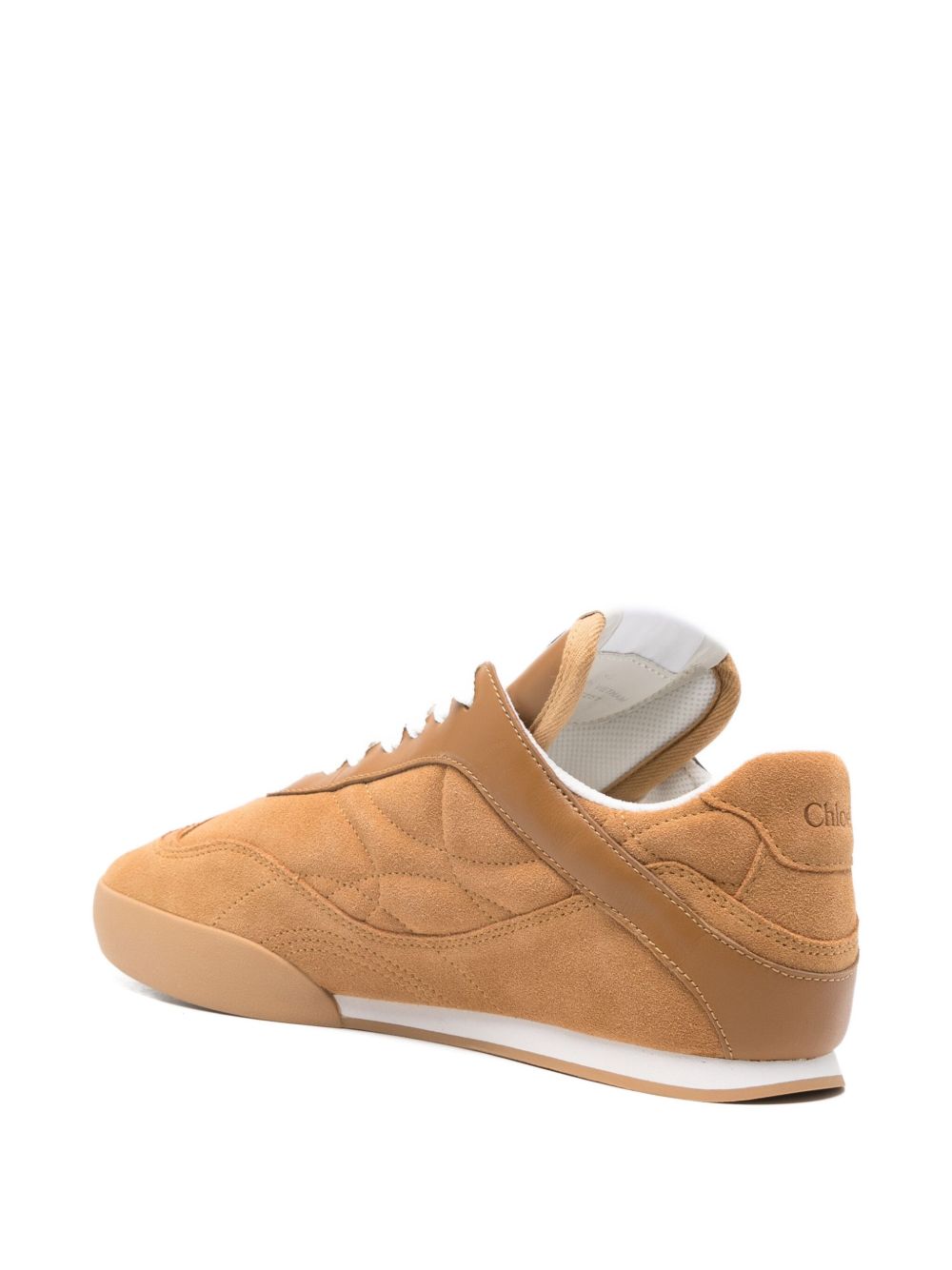 Chloé Chloè Sneakers Beige — Suede Kick Sneakers