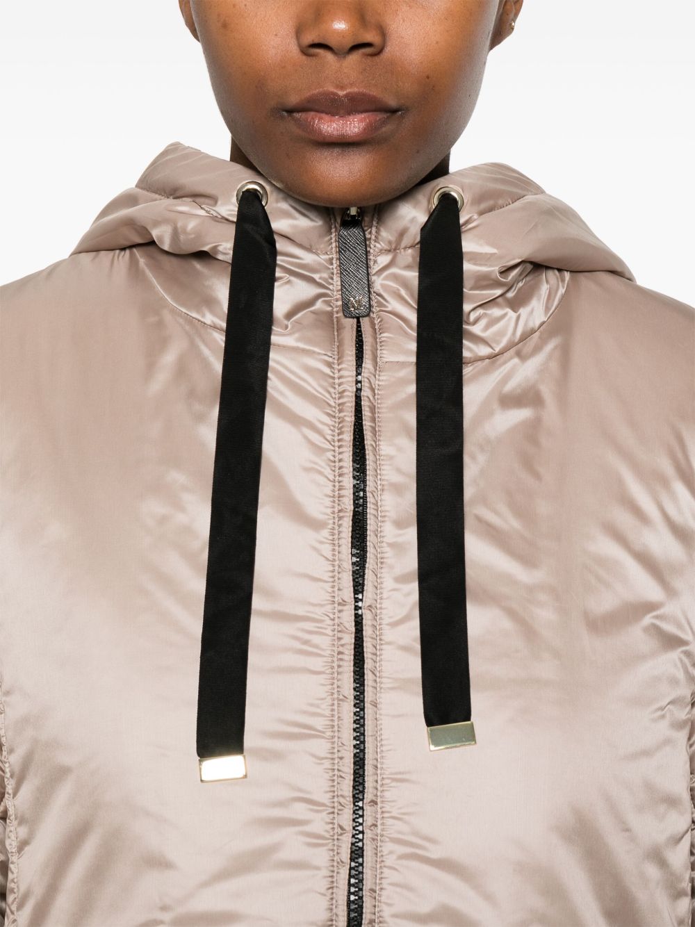 Dove Grey MAX MARA THE CUBE Puffer Jacket