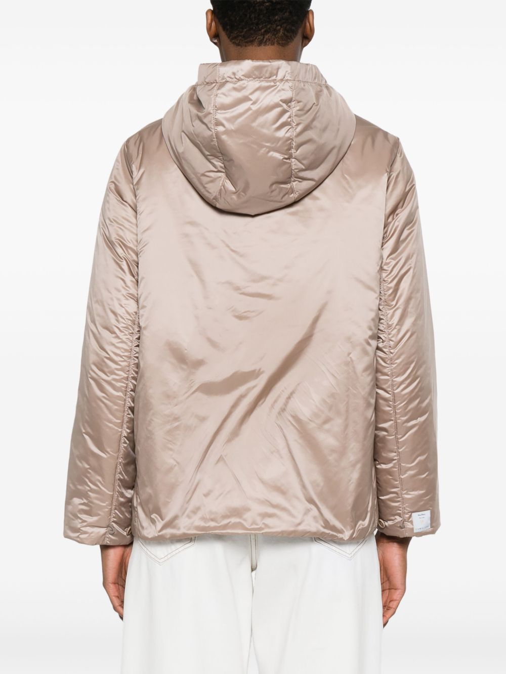 Dove Grey MAX MARA THE CUBE Puffer Jacket