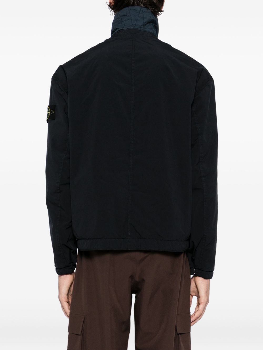 Stone Island Coats Blue in dark shade