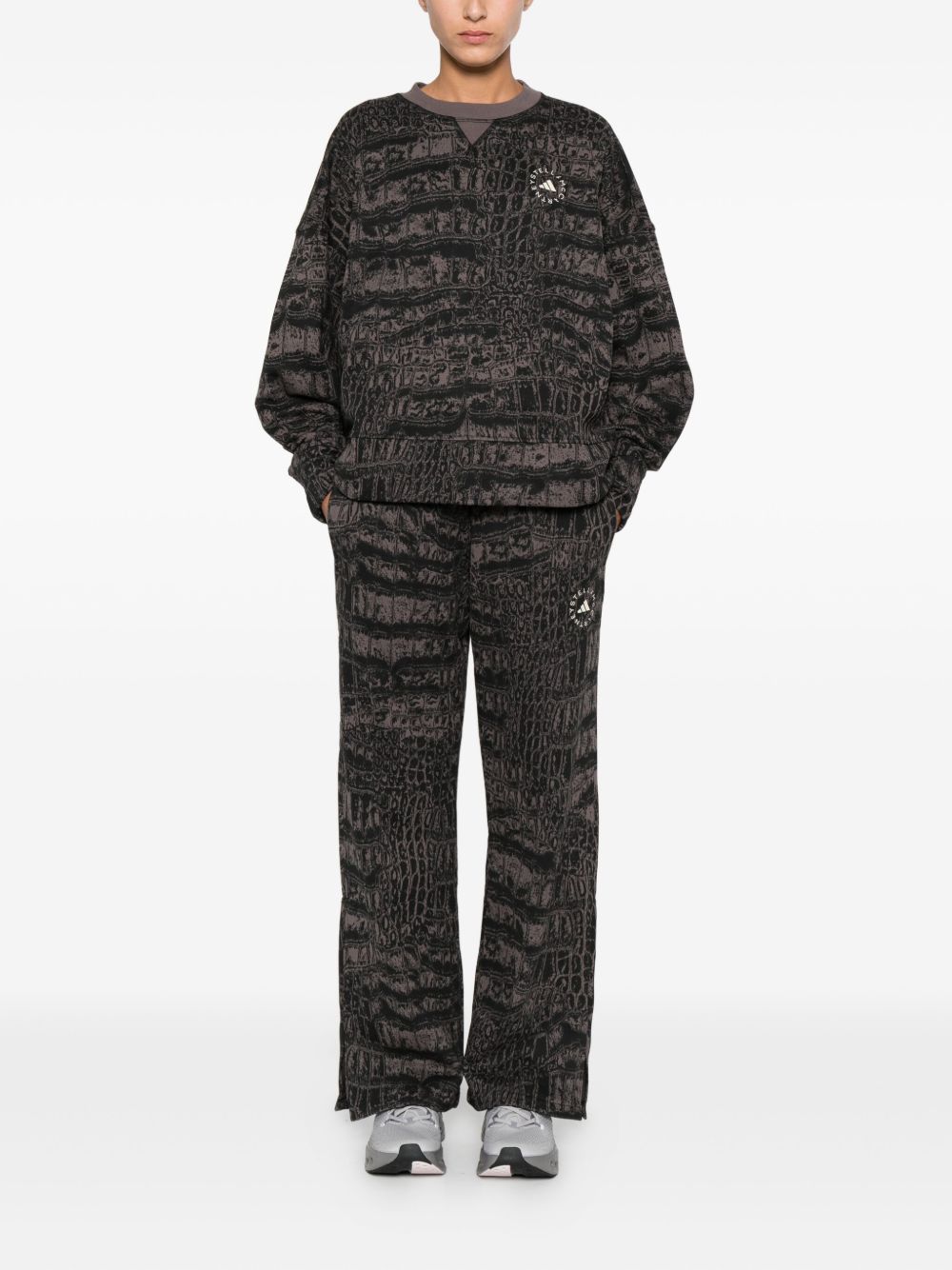 Adidas By Stella McCartney Trousers in Organic Cotton Black