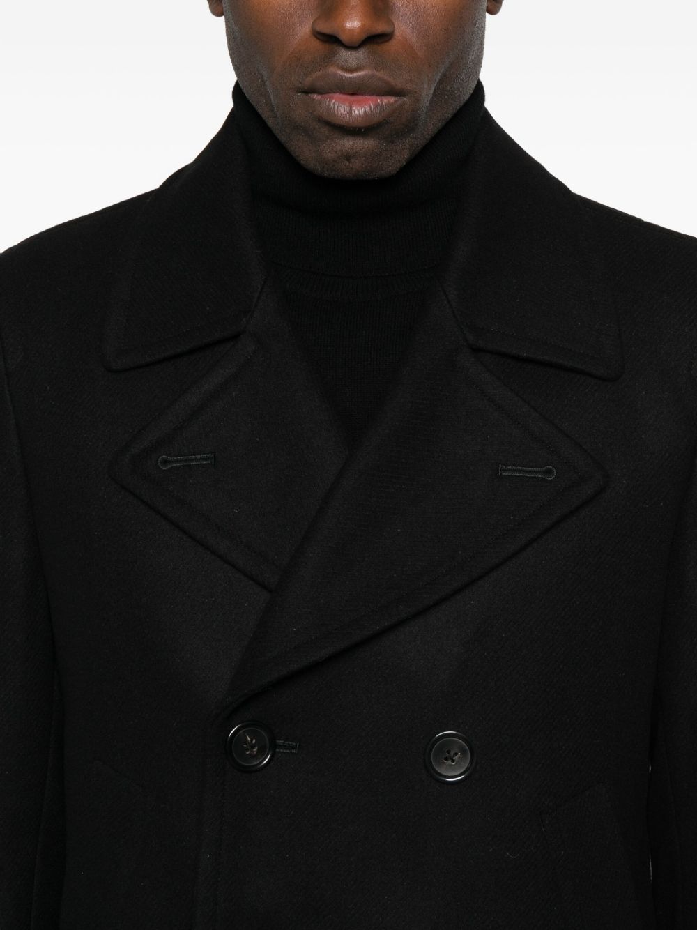 Paul Smith Coats Black double-breasted