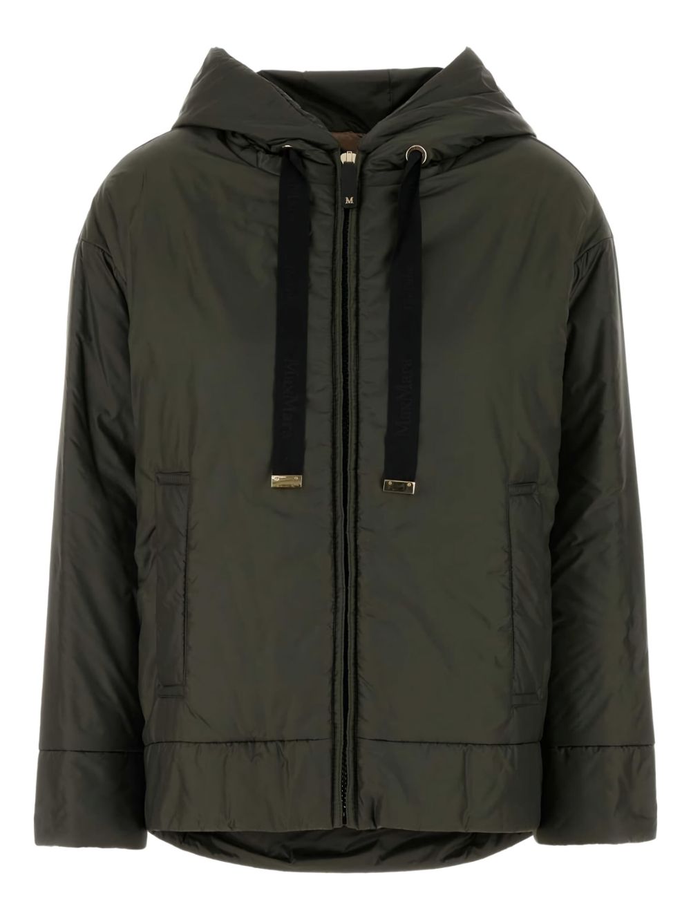 MAX MARA THE CUBE Olive Khaki Puffer Jacket