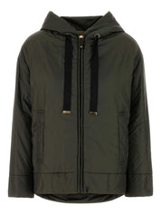 MAX MARA THE CUBE Olive Khaki Puffer Jacket