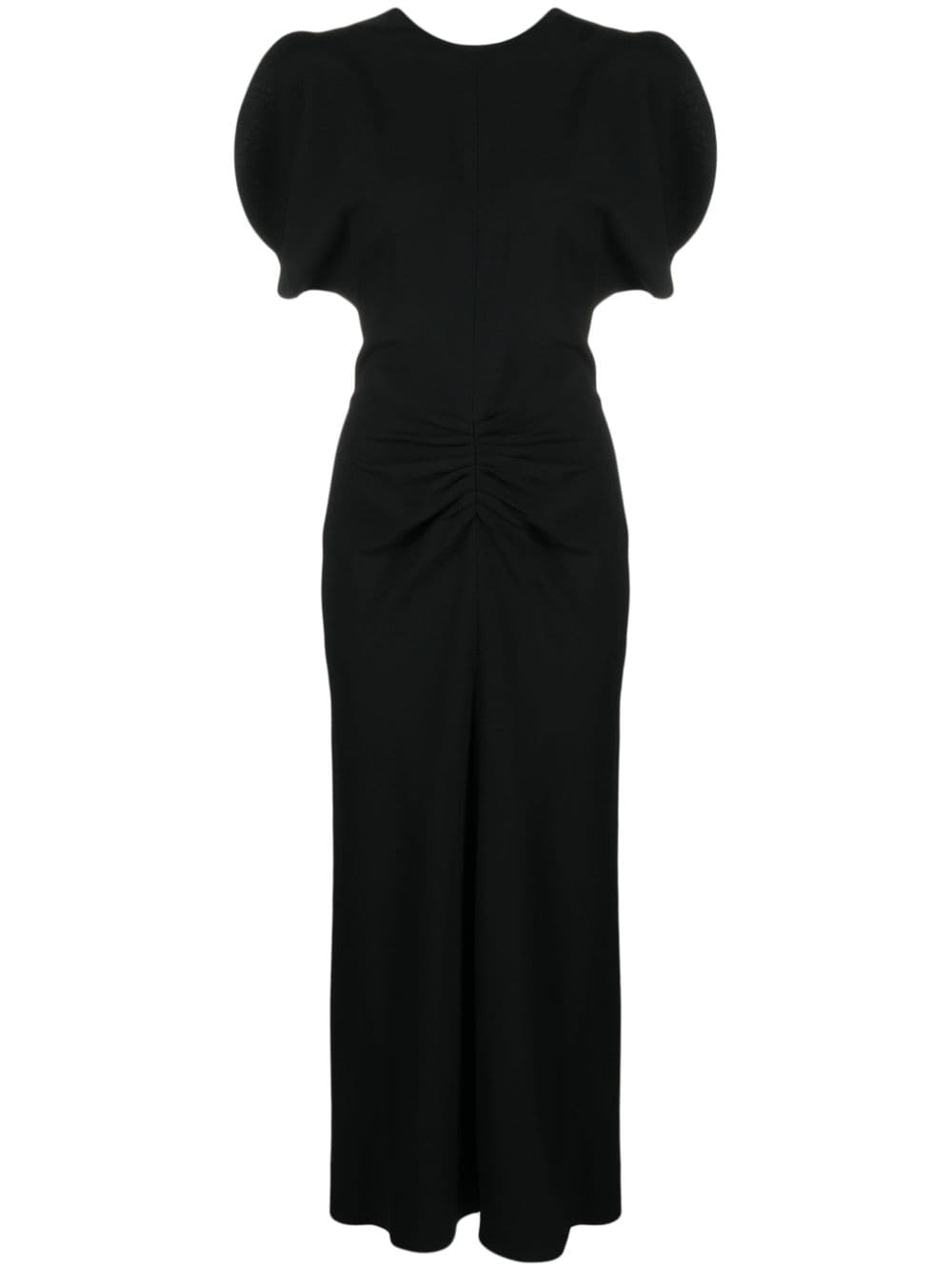 Vestidos Victoria Beckham Midi de seda negra
