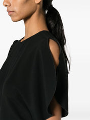 Vestidos Victoria Beckham Midi de seda negra