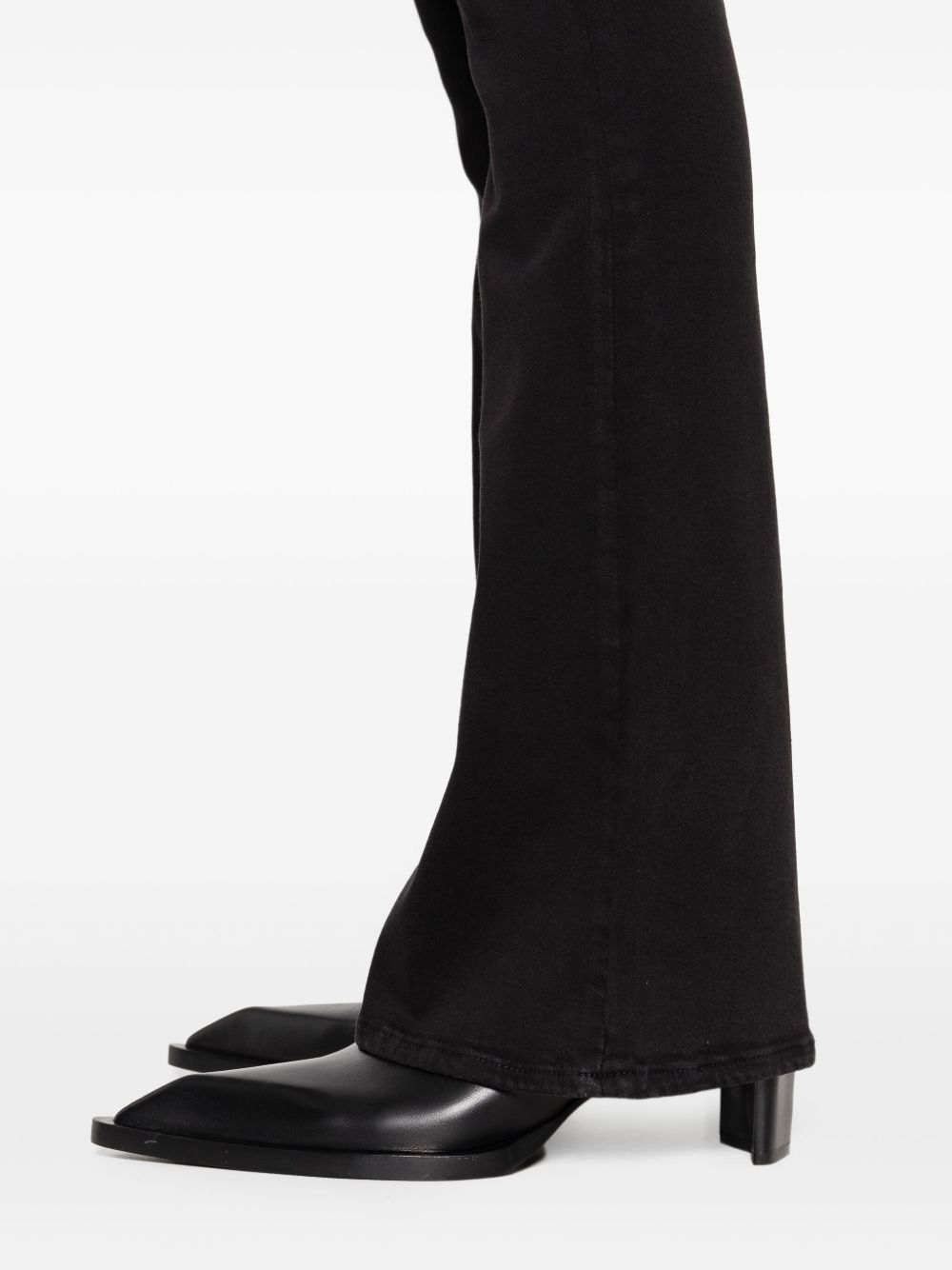 Seven Jeans Jean évasé taille haute noir