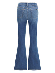 Seven Jeans Blue high waist flared denim