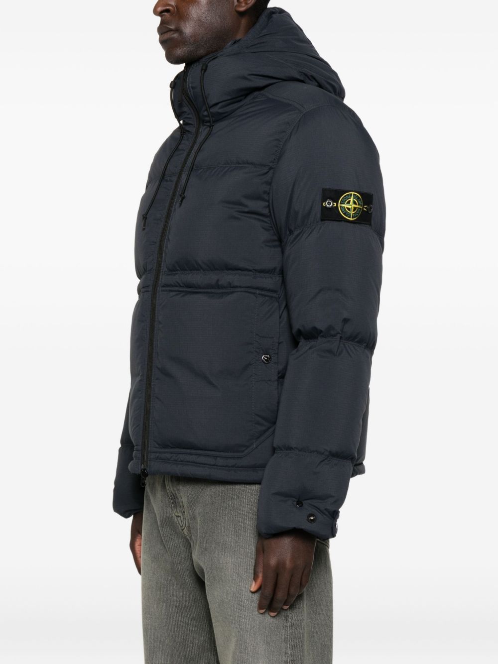 Stone Island Coats Blue down jacket