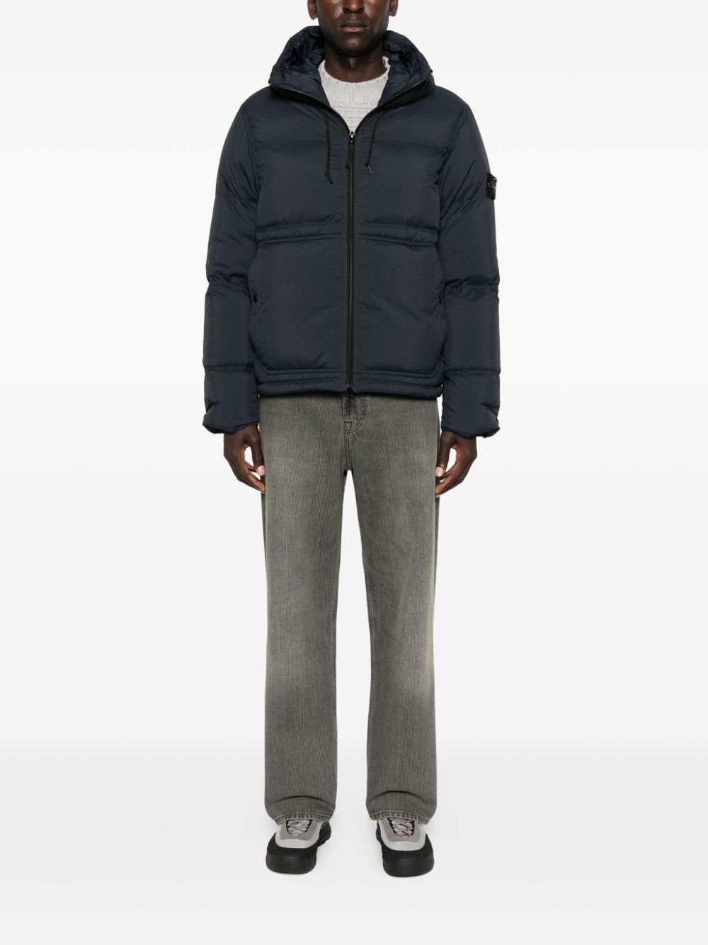 Stone Island Coats Blue down jacket