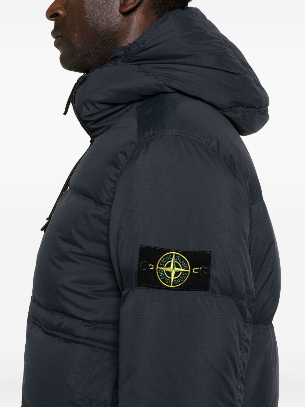 Stone Island Coats Blue down jacket