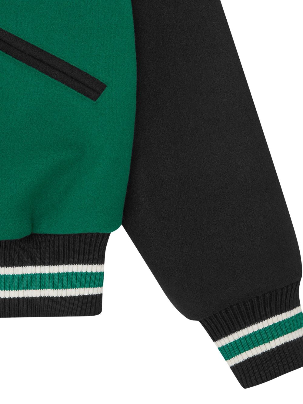 Icecream Coats Green varsity jacket