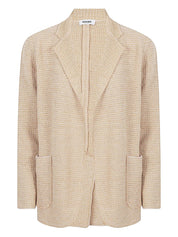 Base Jackets Beige open front jacket