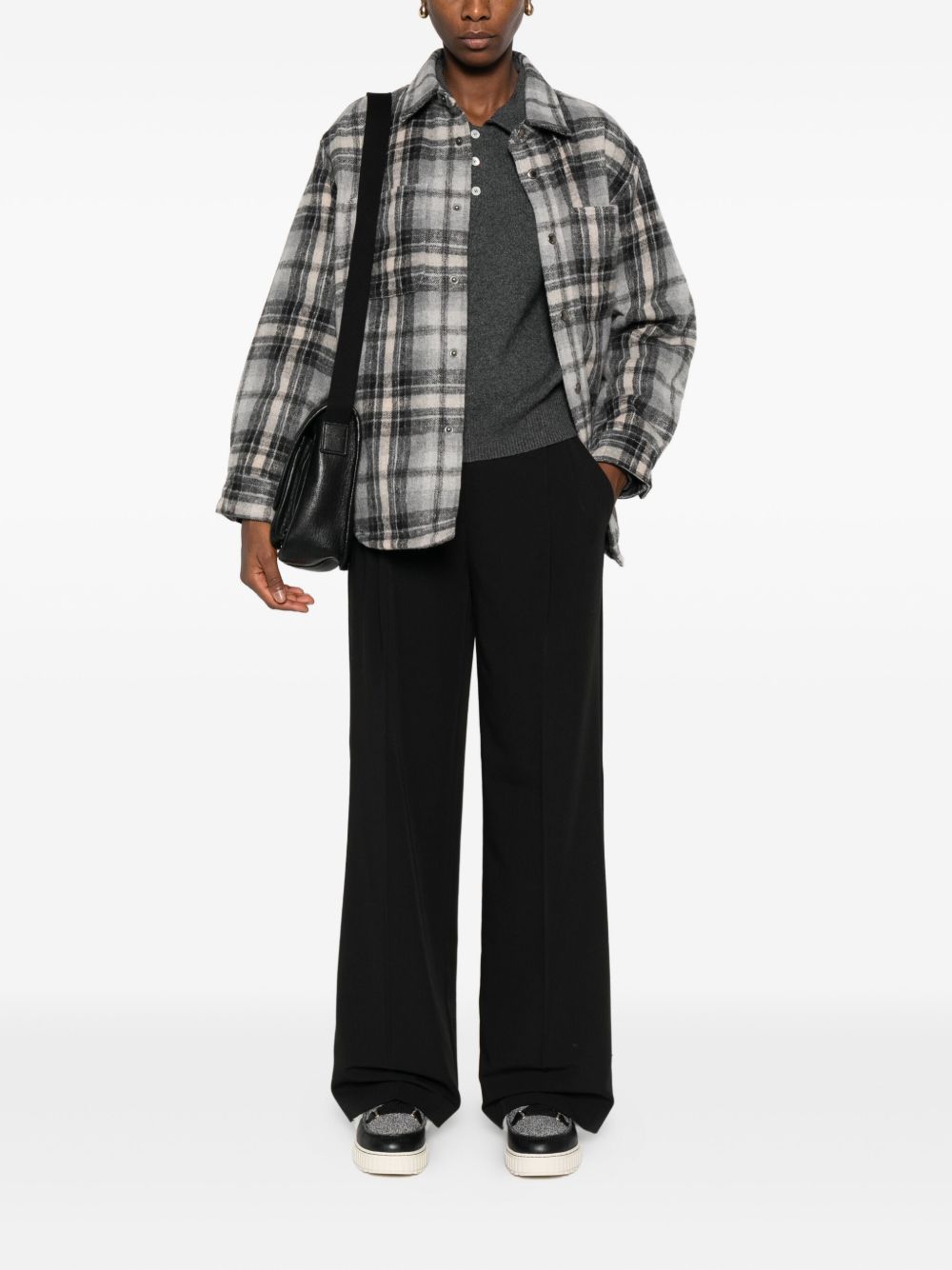 Chemises Dunst DUNST Flanelle grise