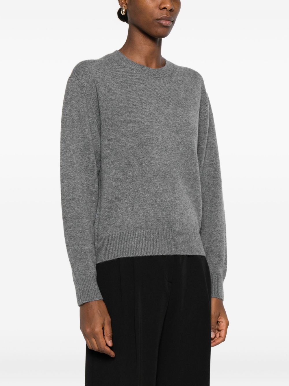 Dunst Sweaters Grey wool crewneck