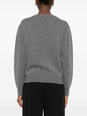Dunst Sweaters Grey wool crewneck