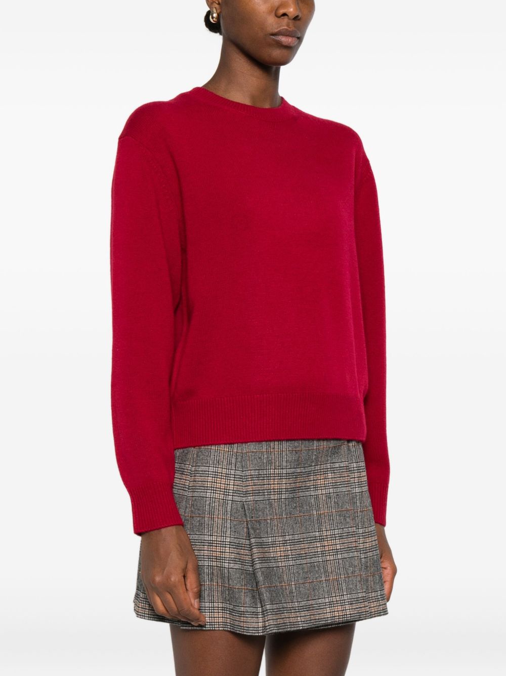 Dunst Sweaters Red wool crewneck
