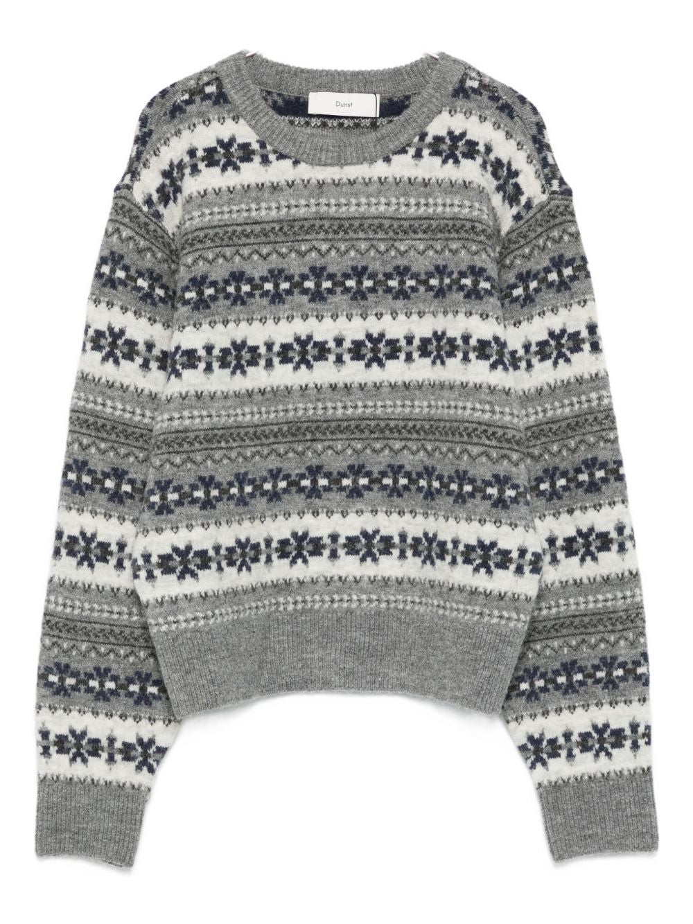 Dunst Sweaters Grey wool blend crewneck