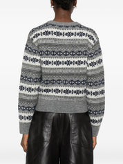 Dunst Sweaters Grey wool blend crewneck