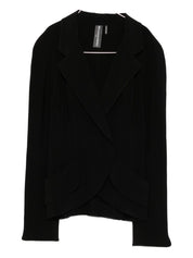 Norma Kamali Jackets — Black Draped Jacket