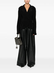 Norma Kamali Jackets — Black Draped Jacket