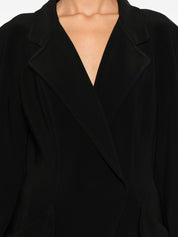 Norma Kamali Jackets — Black Draped Jacket