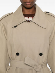 Trench en coton beige Dunst Coats