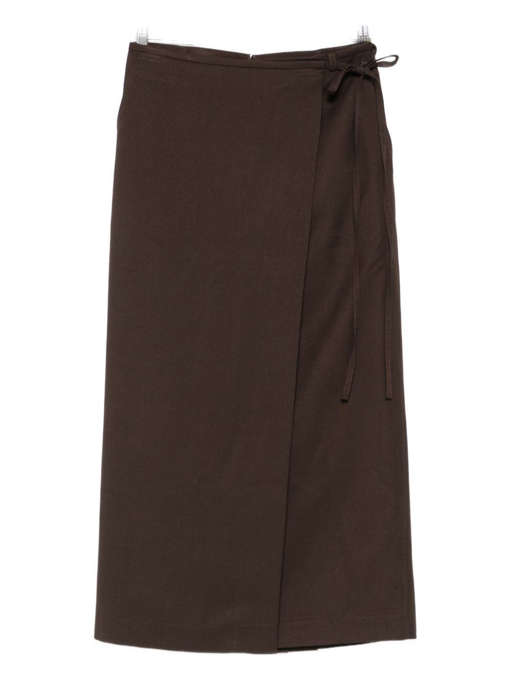 Dunst Skirts Brown midi wrap